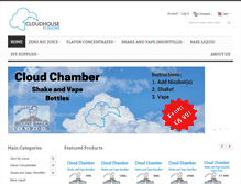 Tablet Screenshot of cloudhousevapor.com